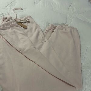 Skims Joggers in Barely Pink color